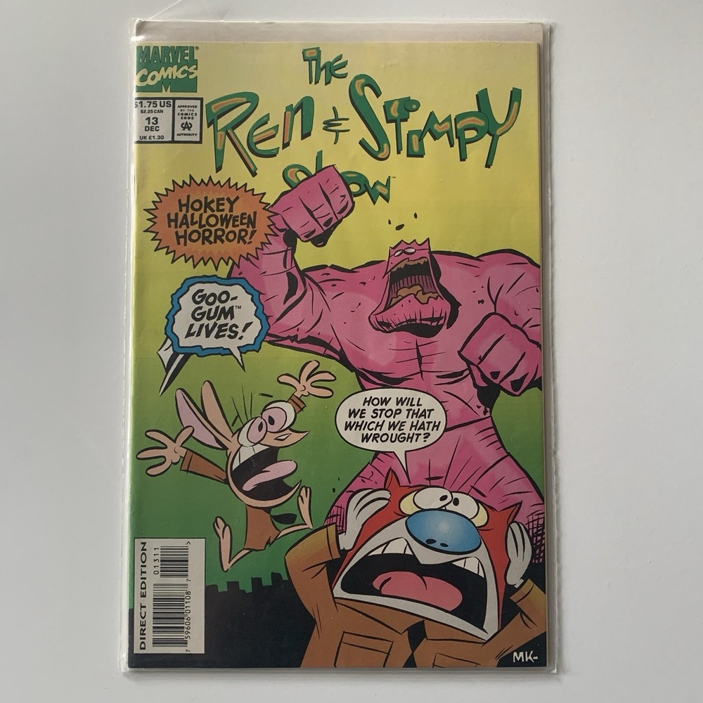 The Ren and Stimpy Show Lot of 6 Marvel Comics #8 #10 #11 #12 #13 #15 Vintage - Picture 7 of 9